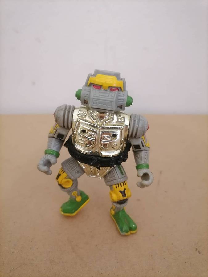Vintage 1989 Playmates TMNT Metal Head Turtles Ninja Action Figure Mirage Studio