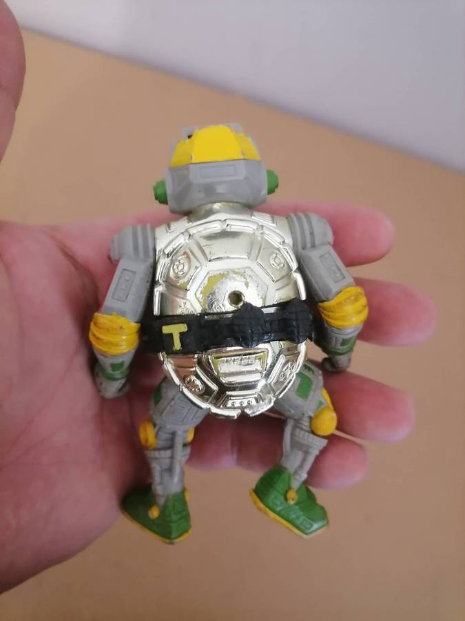 Vintage 1989 Playmates TMNT Metal Head Turtles Ninja Action Figure Mirage Studio