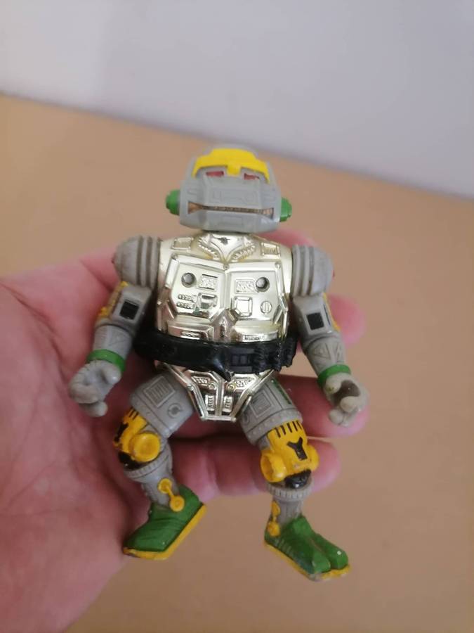 Vintage 1989 Playmates TMNT Metal Head Turtles Ninja Action Figure Mirage Studio