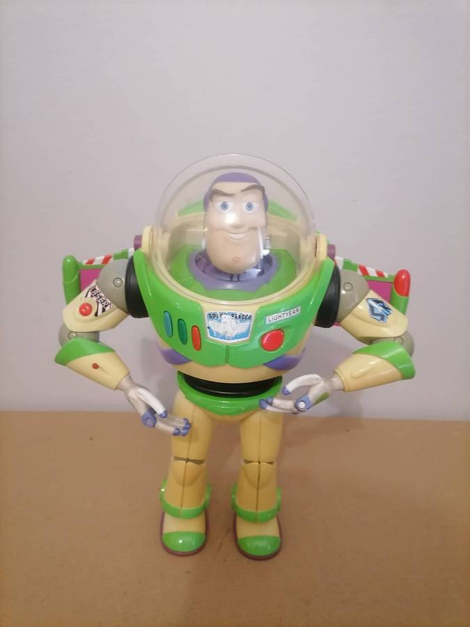 1995 Vintage Buzz Lightyear Toy Story Action Figure Talking Light Up Disney 100% WORKING