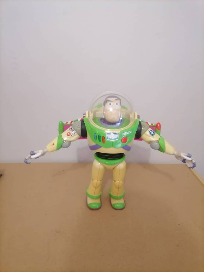 1995 Vintage Buzz Lightyear Toy Story Action Figure Talking Light Up Disney 100% WORKING