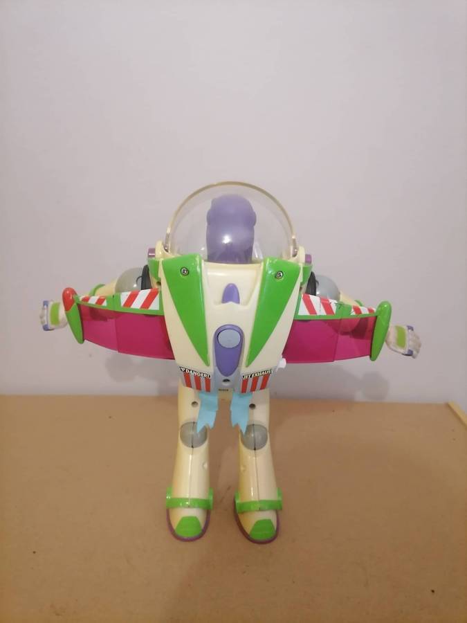 1995 Vintage Buzz Lightyear Toy Story Action Figure Talking Light Up Disney 100% WORKING