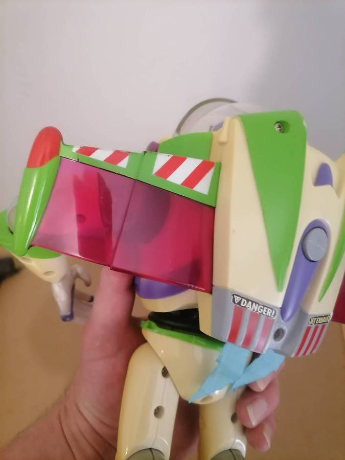 1995 Vintage Buzz Lightyear Toy Story Action Figure Talking Light Up Disney 100% WORKING