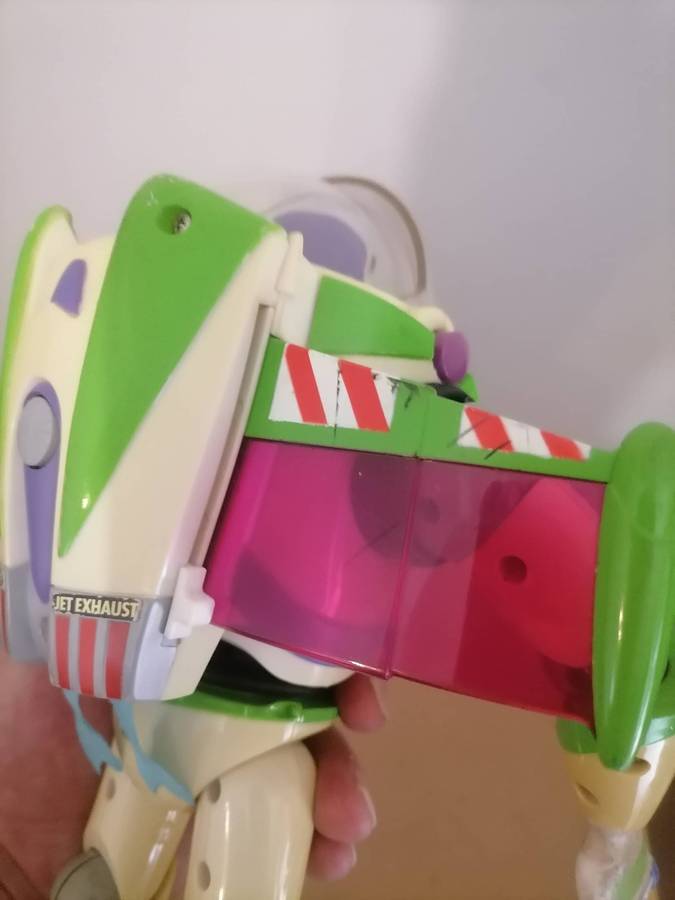 1995 Vintage Buzz Lightyear Toy Story Action Figure Talking Light Up Disney 100% WORKING
