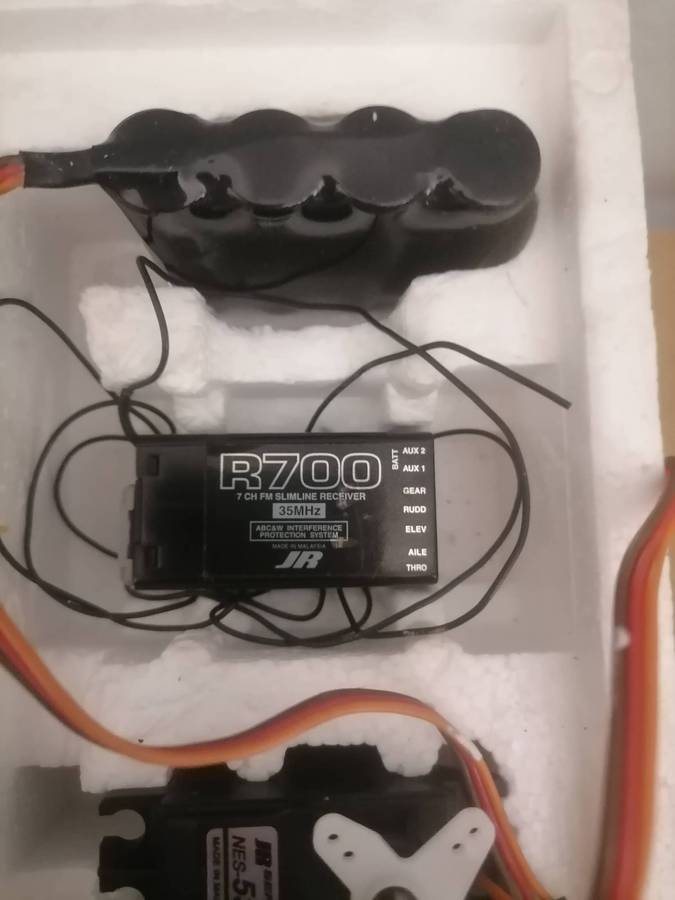 JR FEEL THE DIFFERENCE RC XF631 - 6 Channels - Digital - Computer Radio 100% COMPLETE WORKING
