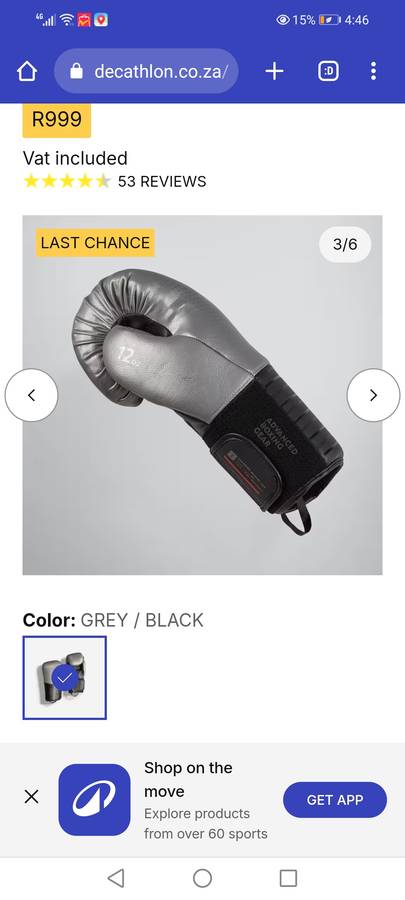 OUTSHOCK Boxing Sparring Gloves 900 - Size_Weight / 16 Oz - Black/Silver - Advanced Boxing Gear