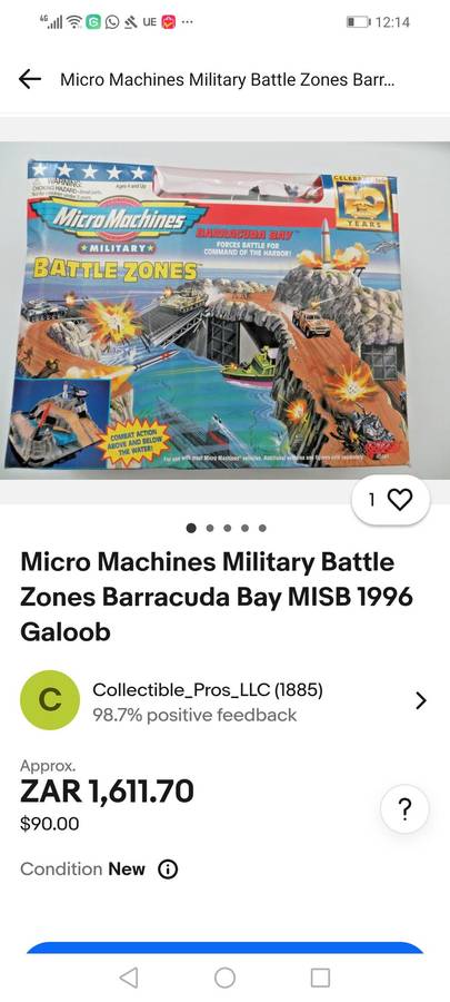 Micro Machines Military Battle Zones Barracuda Bay MISB 1996 Galoob - EXTRA PLAINES & FIGURINES