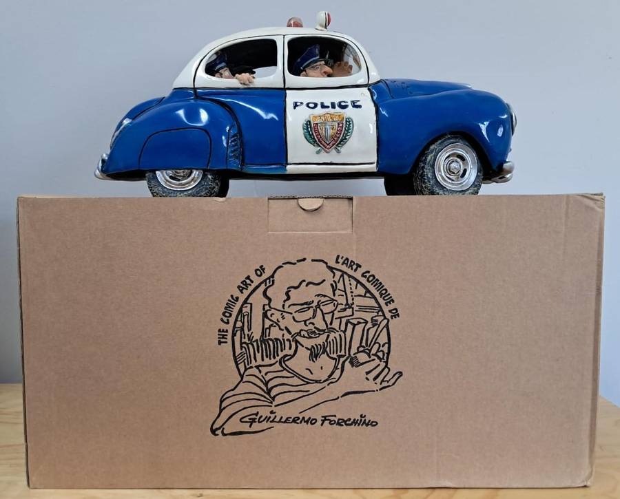 The Comic Art of Guillermo Forchino _ The Police Car