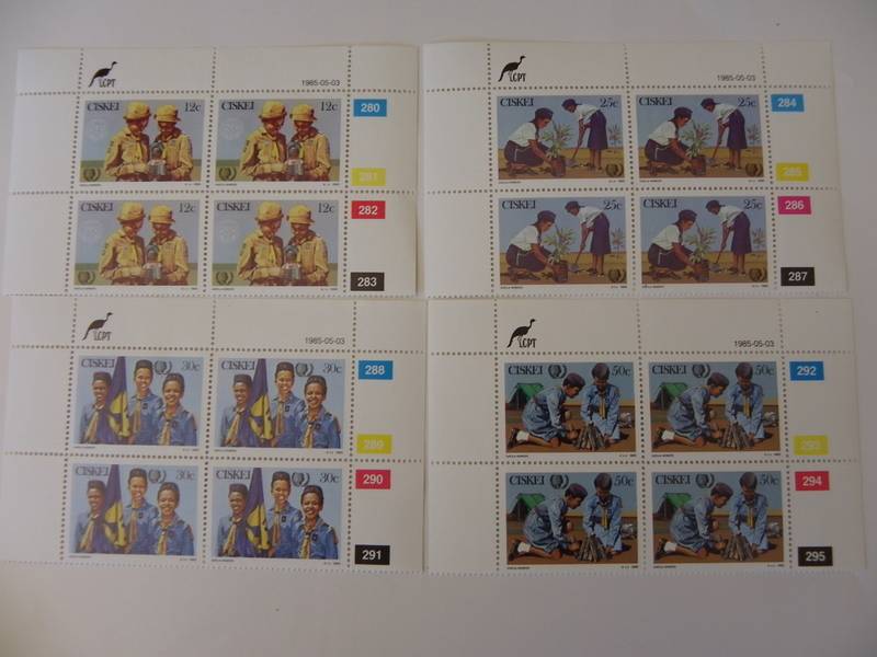 Ciskei 1.14 (1985) - International Youth Day Mint Control Block Set