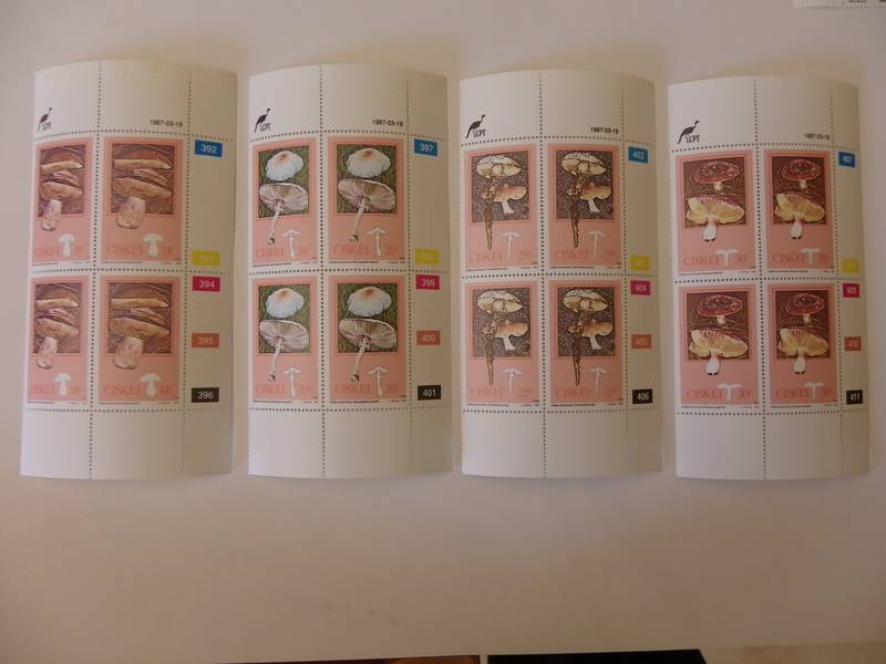 Ciskei 1.21 (1987) - Edible Mushrooms Mint Control Block Set