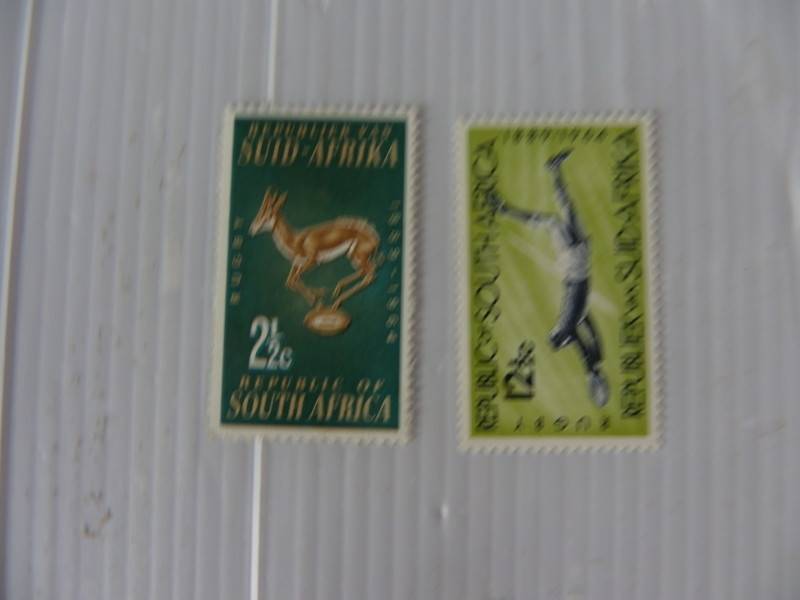 RSA (1964) - 75th Anniversary of Rugby Board Mint Set