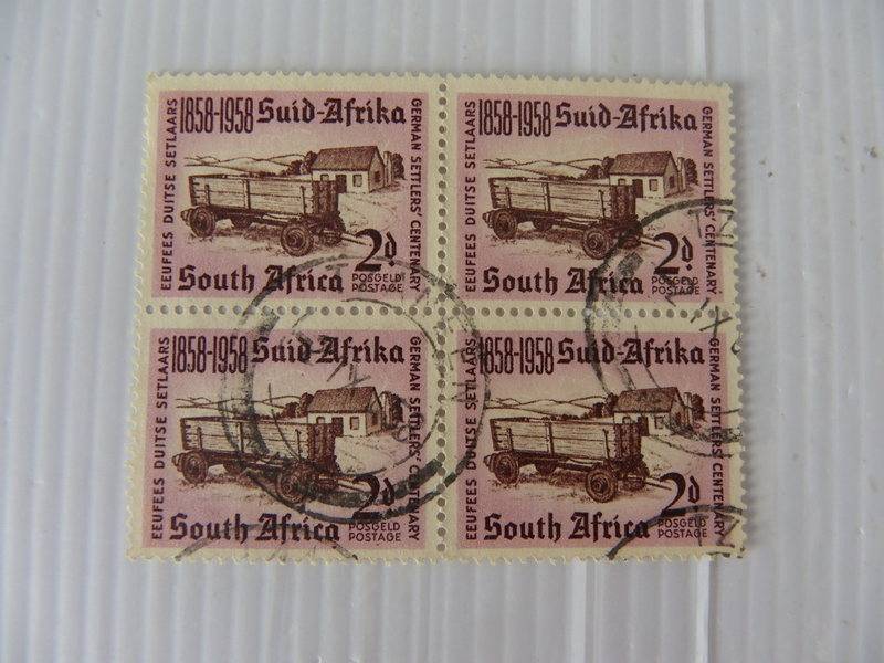 Union (1958) -  Centenary of the Arrival of German Settlers Used Block