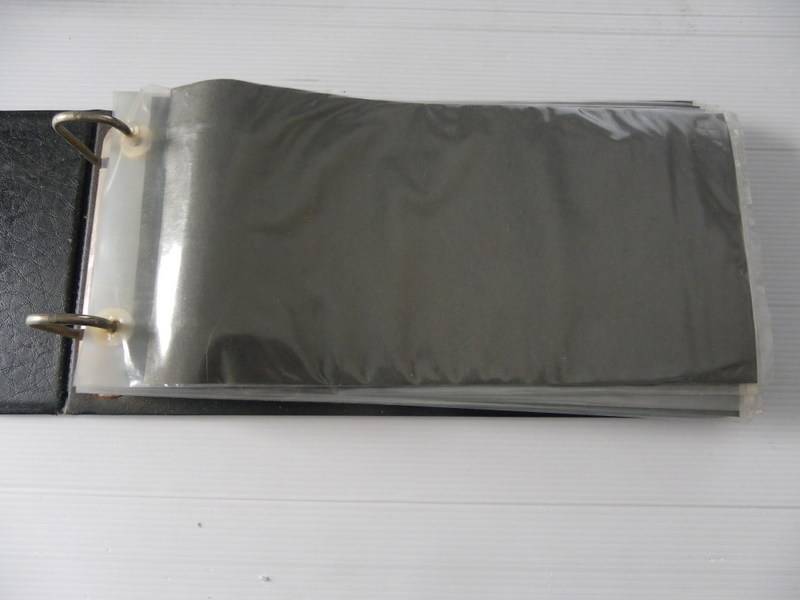 Black Hardcover FDC Album for Larger FDC's with 1 Pockets per Page and 40 Pages