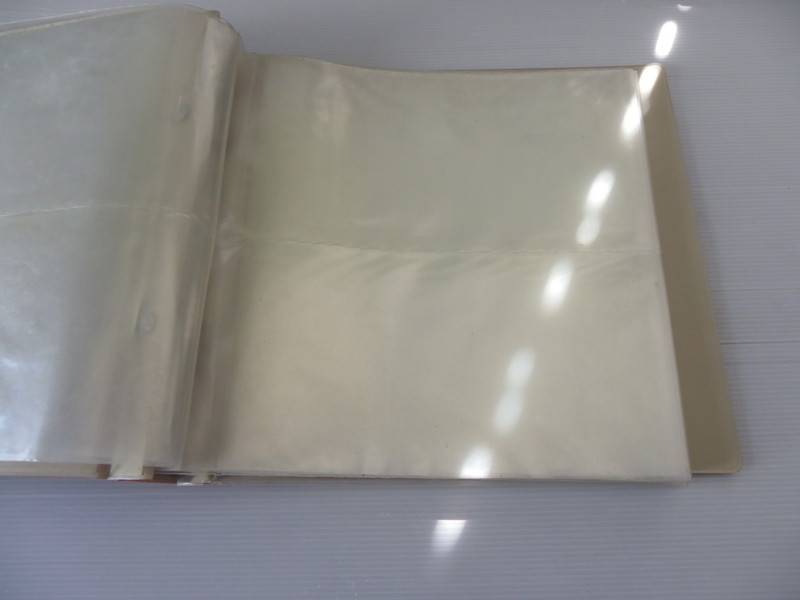 Red FDC Albums x10 with 2 Pockets per Page and 25+ Pages each (Bid per album!!!!) As good as new !!!