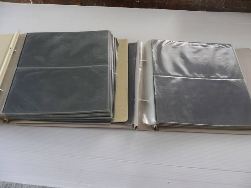 Brown FDC Albums x2  with 2 Pockets per Page and 46 & 22 Pages (as good as new !!)