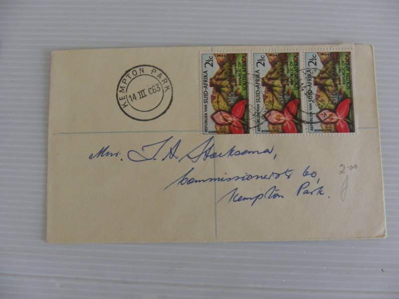 RSA (1963) -  Anniversary of  Kirstenbosch Private FDC