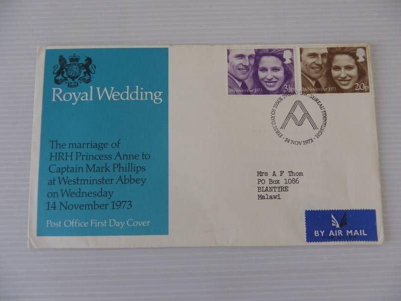 Great Britain (1973) - Royal Wedding Illustrated FDC