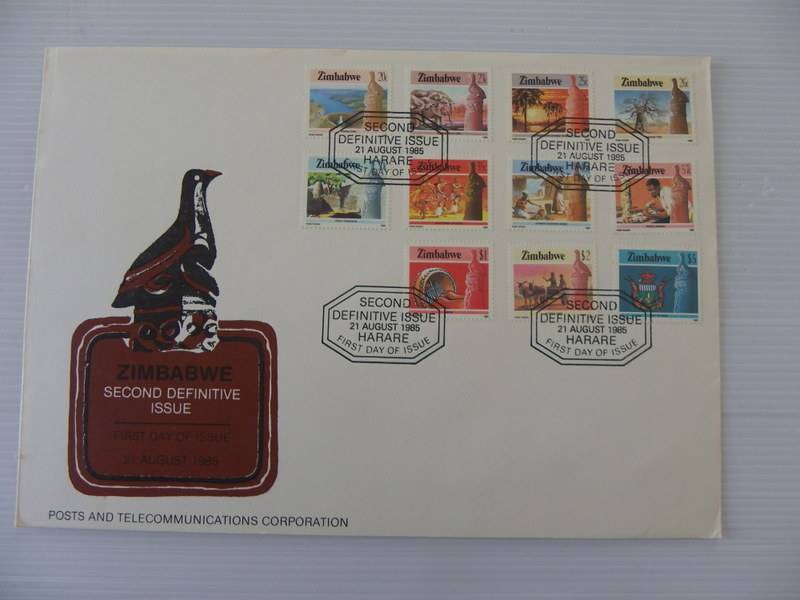 Zimbabwe 2nd Definitive (1985) - SAPO Issued Folder