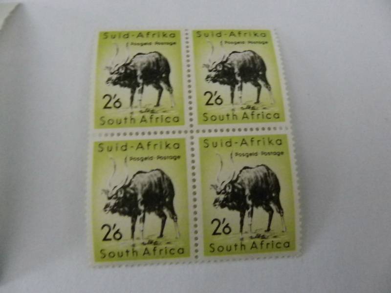 Union (1954) -  Animal Definitive Series 2/6 Mint Block