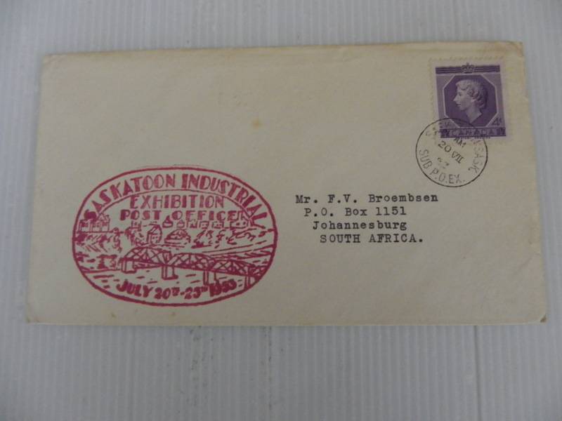 Canada (1953) - SASKATOON Exhibition Illustrated FDC