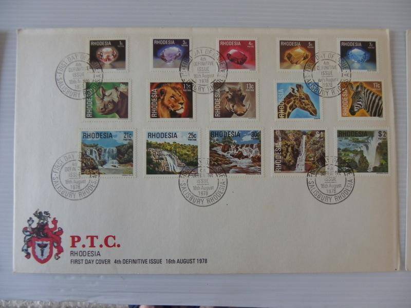 Rhodesia 4th Definition Series (1978) - SAPO Issued Definitive Folder