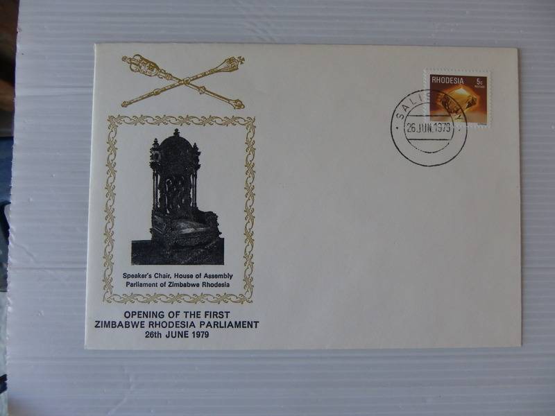 Rhodesia (1979) - Opening of the 1st Zimbabwe Rhodesia Parliament Illustrated FDC