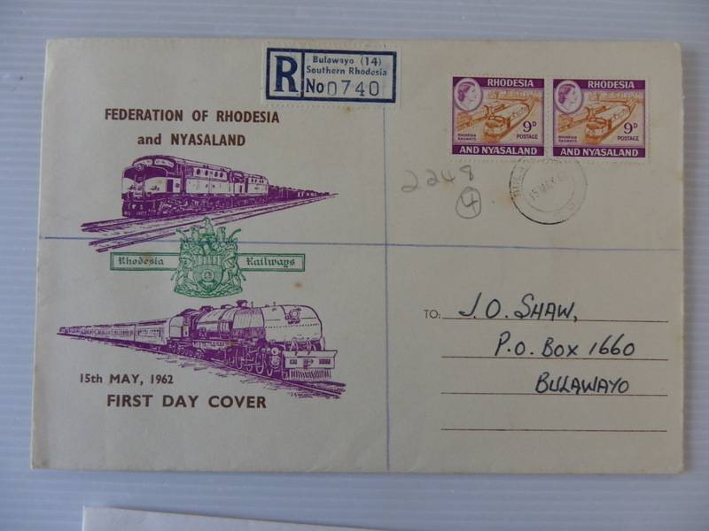 Rhodesia (1962) - Federation of Rhodesia with Very Scarce 9d Illustrated FDC