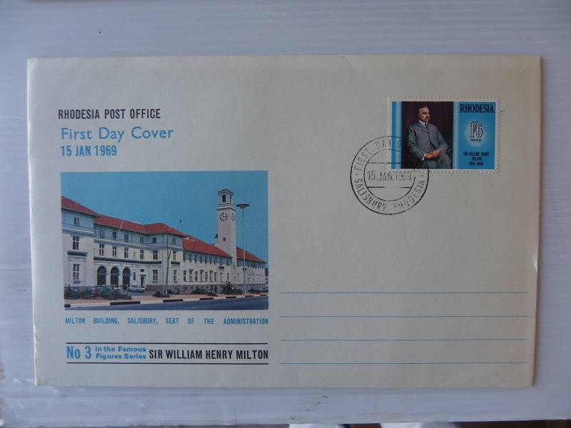Rhodesia (1969) - Sir William Milton Illustrated FDC