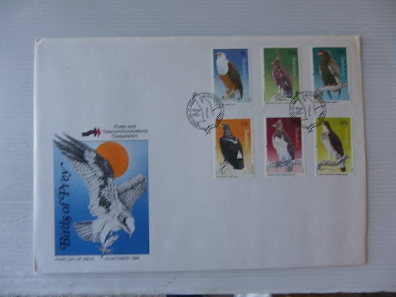 Zimbabwe (1984) - Birds of Prey Illustrated FDC