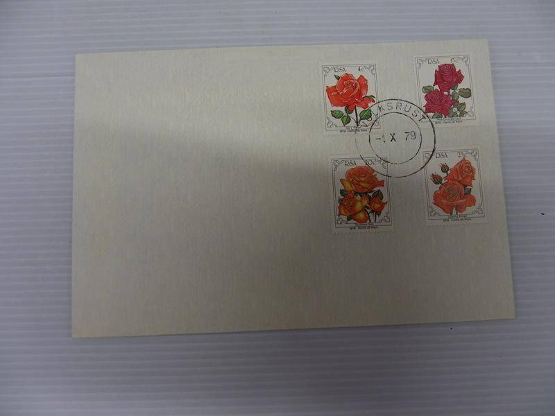 RSA 3.18 (1979) - World Rose Convention Private FDC