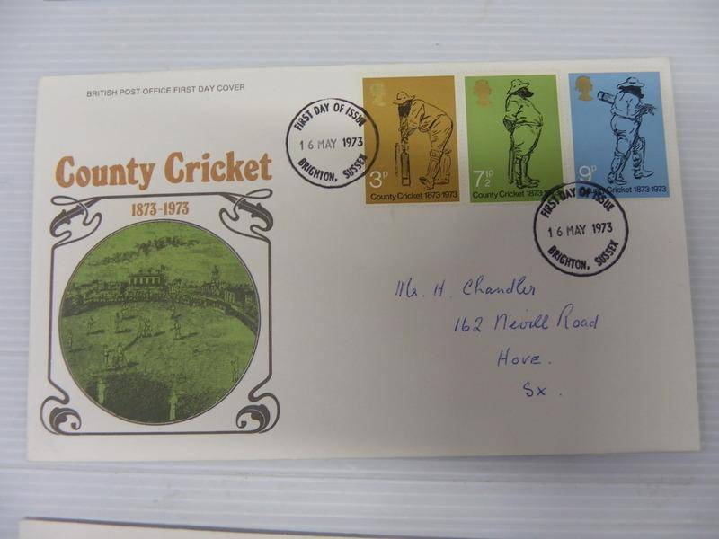Great Britain (1973) - Country Cricket Centenary Illustrated FDC