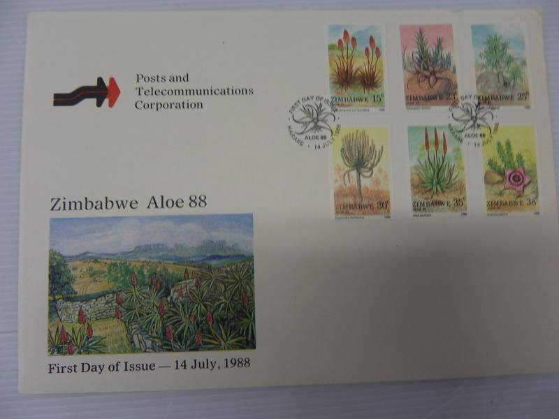 Zimbabwe (1988) - Aloes Illustrated FDC