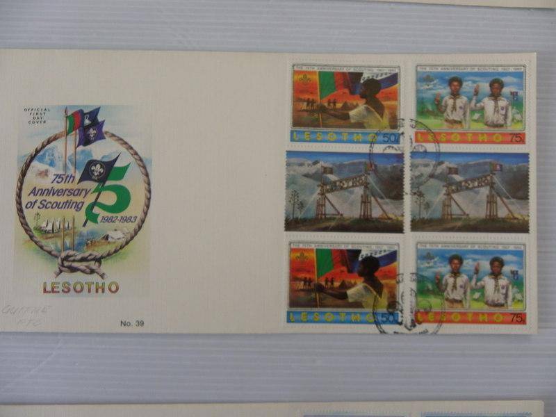 Lesotho (1982) - FDC #39 75th Anniversary of Boy Scouts Illustrated FDC