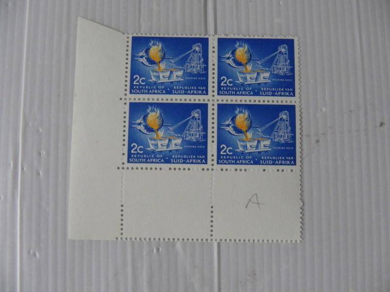 RSA 1st Definitive Series (1961) - 2c Mint Corner Block