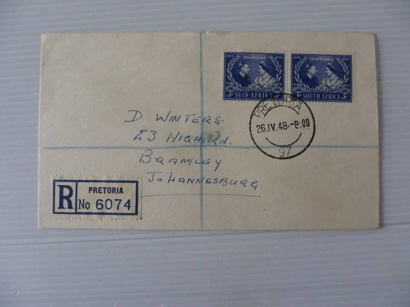 Union (1948) - Silver Wedding Private FDC