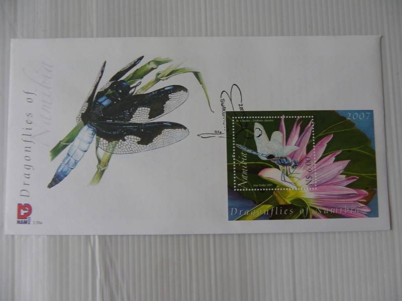 Namibia 3.58a (2007) - Dragonflies of Namibia Official FDC