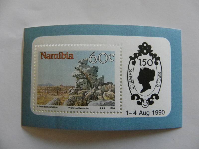 Namibia SAF01 (1990) - Namibian Sights Mint Miniature Sheet