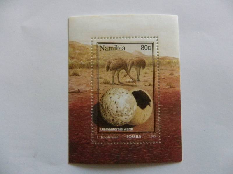 Namibia SAF06 (1991) - Namibian Fossils Mint Miniature Sheet