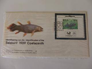 RSA SAF04 (1989) - Identification of the Coelacanth Illustrated FDC