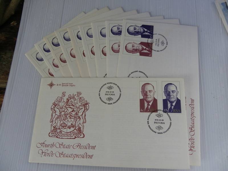 Excess Stock - RSA 3.10s Set of 10 FDC's (Bid per FDC to take all 10)