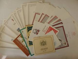 Transkei - Set of Collector Sheets  x 17 No duplication) Bid per FDC to take all