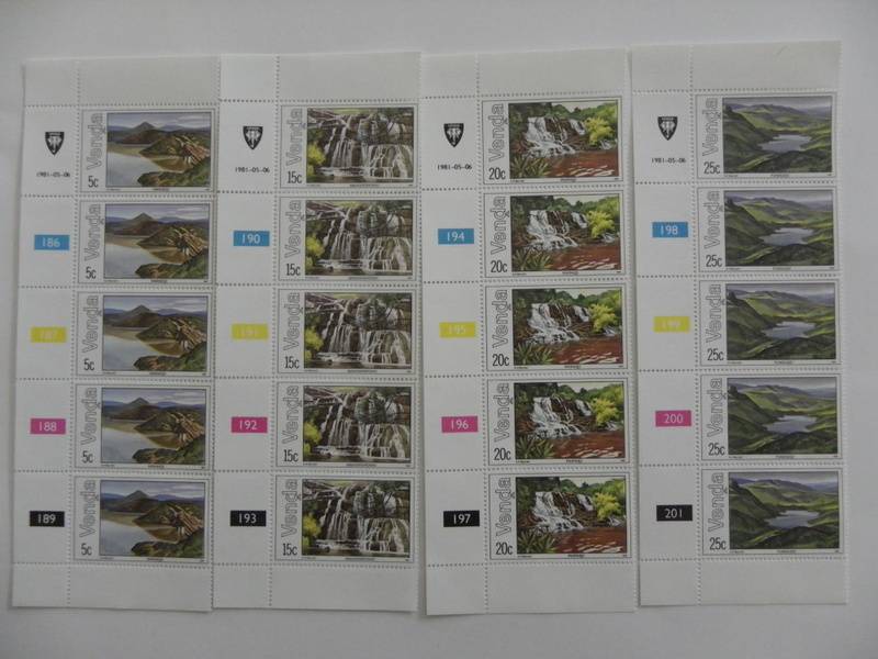 Venda 1.07 (1981) - Lakes and Waterfalls Mint Control Block Set
