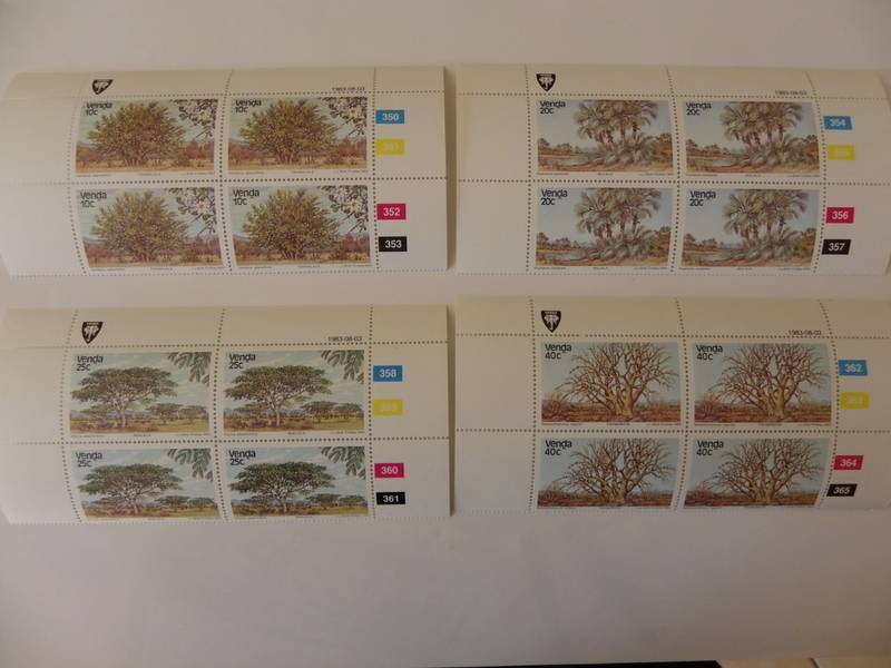 Venda 1.16 (1983) - Indigenous Trees (2nd Series) Mint Control Block Set