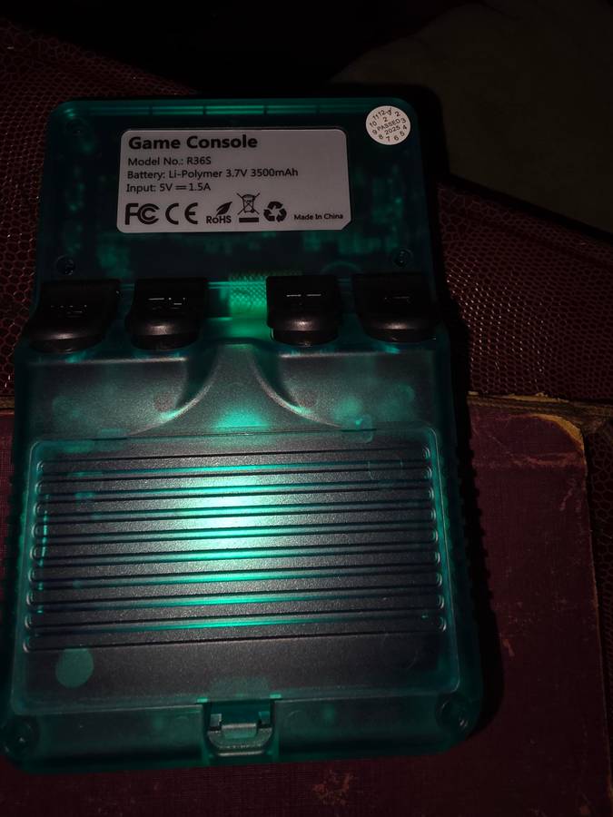 R36s - 64GB Gaming Console - with Retro console emulators and roms [green]