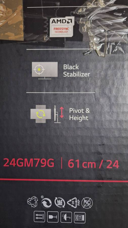 LG 24" Class Full HD Gaming Monitor 144Hz 1ms