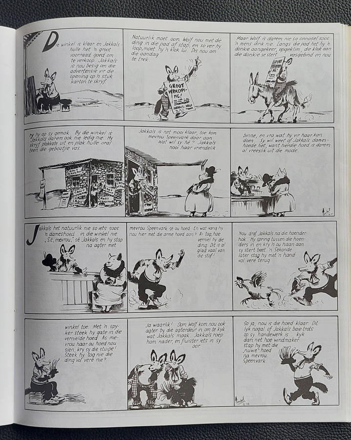 Oom Kaspaas, JAKKALS EN WOLF, Adoons-Hulle