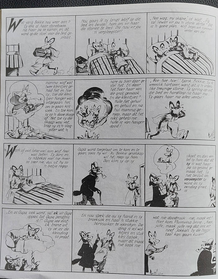 Oom Kaspaas, JAKKALS EN WOLF, Adoons-Hulle