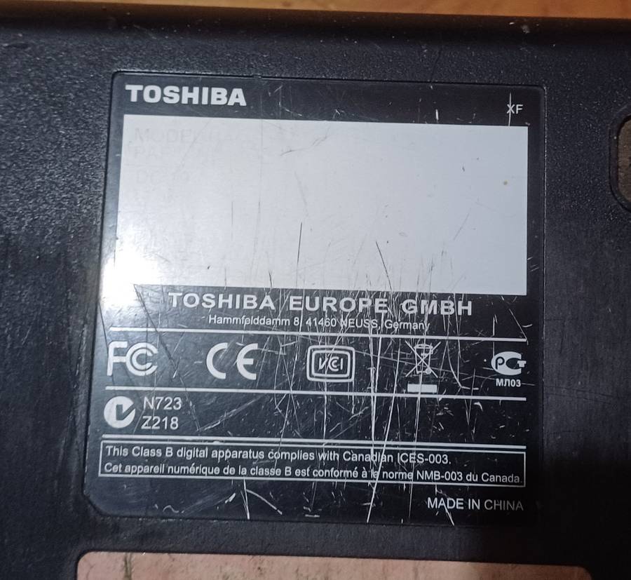 Toshiba Laptop