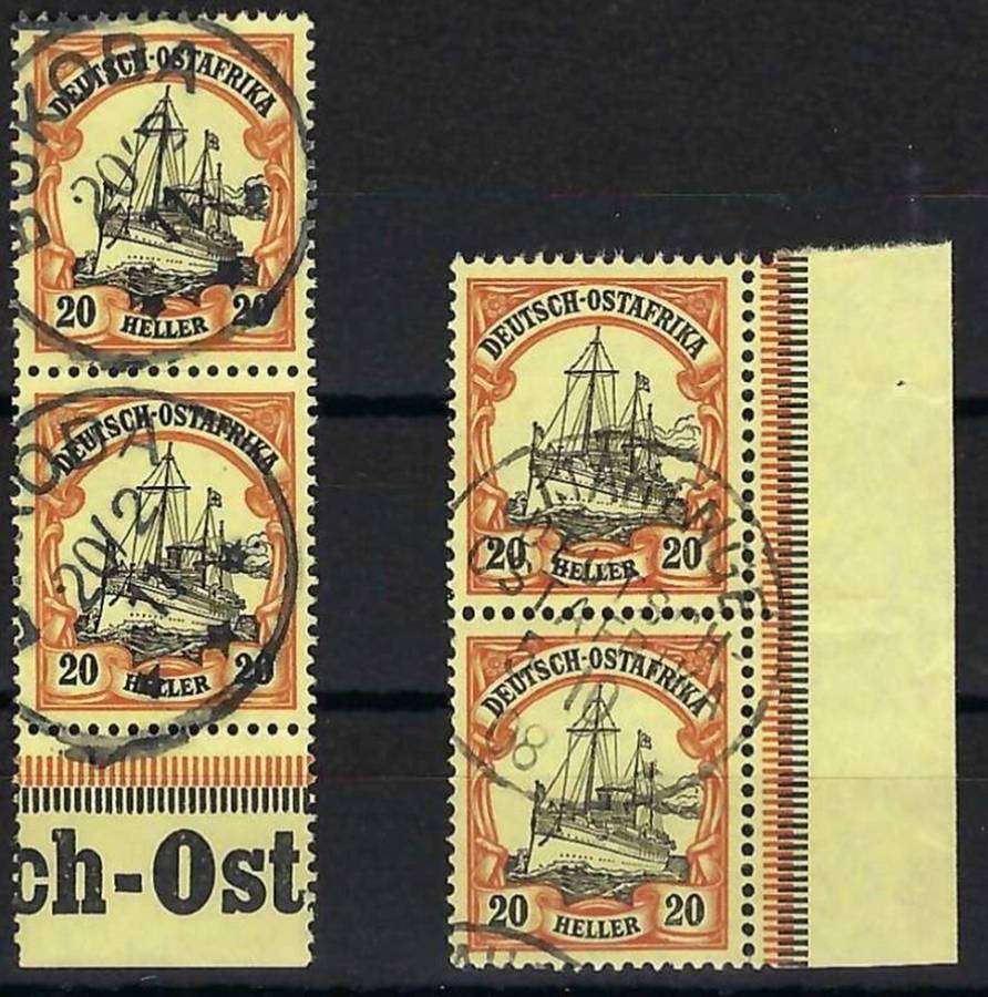 GERMAN EAST AFRICA - KAIZER YACHTS - SG 38 - CV  R 2,430.00 - READ BELOW