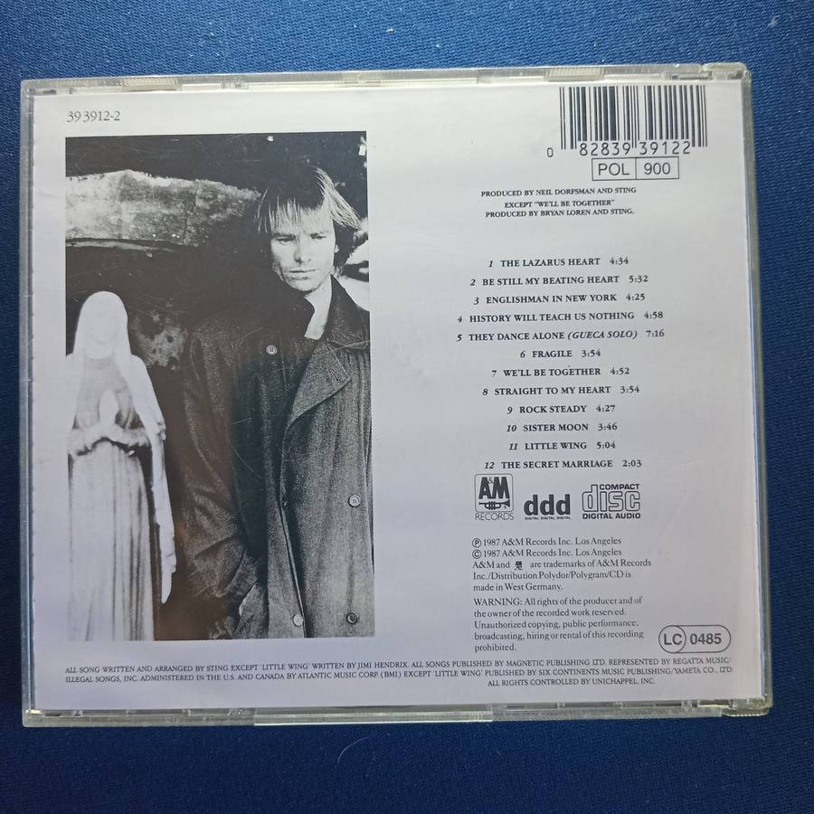 STING Nothing Like the Sun CD